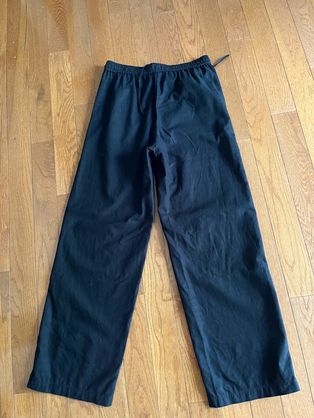 Banana Republic Tall Black STRAIGHT-LEG PULL-ON Linen Pant - Picture 5 of 10